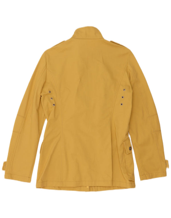 Paul & Shark Womens Yachting Military Jacket UK 10 Small Yellow Cotton