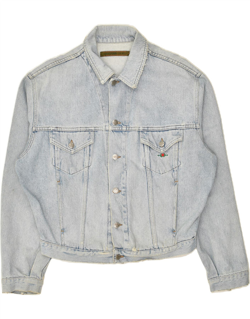 EL CHARRO Womens Denim Jacket UK 18 XL Blue Cotton | Vintage El Charro | Thrift | Second-Hand El Charro | Used Clothing | Messina Hembry 