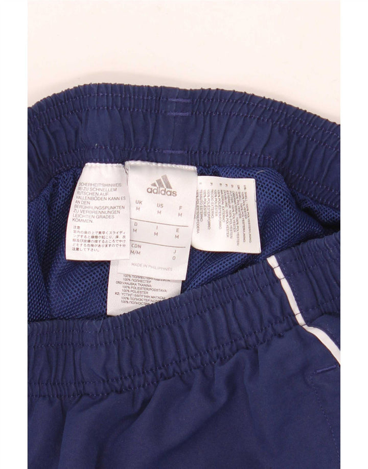 Adidas Mens Tracksuit Trousers Medium Navy Blue Polyester