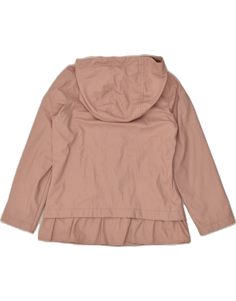 MICHAEL KORS Girls Hooded Rain Jacket 5-6 Years Pink Polyester | Vintage Michael Kors | Thrift | Second-Hand Michael Kors | Used Clothing | Messina Hembry 