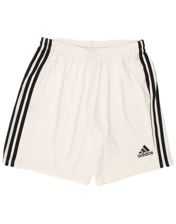 Adidas Mens Primegreen Sport Shorts Medium  White Polyester Sports