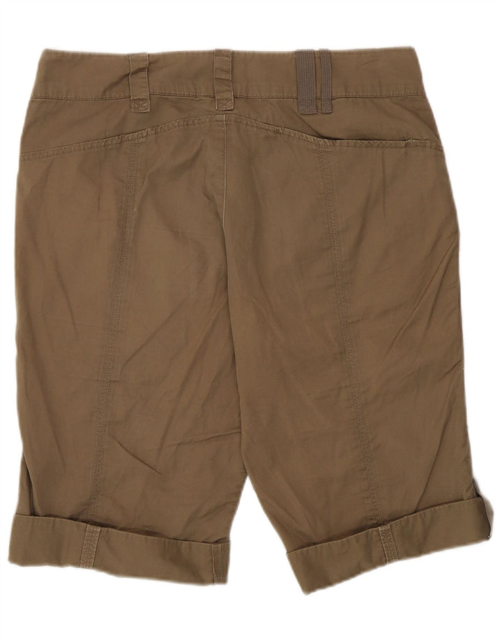 Nike Womens Bermuda Shorts UK 12 Medium W30 L12 Khaki