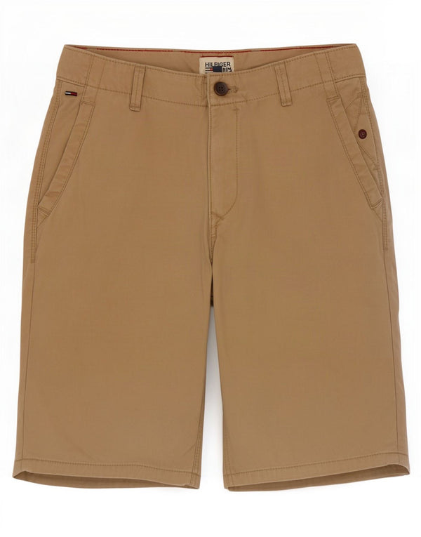 Tommy Hilfiger Mens Chino Shorts Small W29 Khaki Cotton
