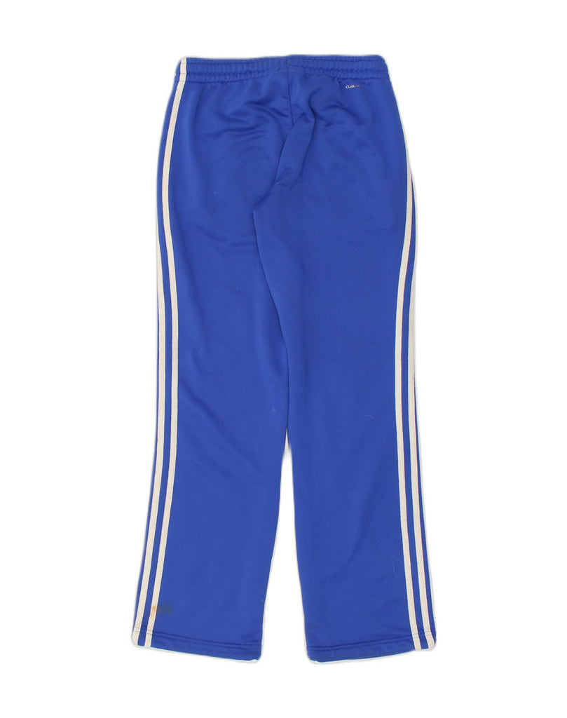 ADIDAS Womens Climalite Tracksuit Trousers UK 4-6 XS Blue Polyester | Vintage Adidas | Thrift | Second-Hand Adidas | Used Clothing | Messina Hembry 