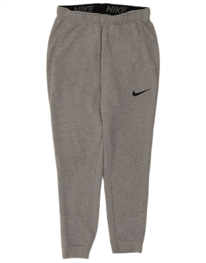 Nike Womens Tracksuit Trousers Joggers UK 10 Small  Grey Polyester