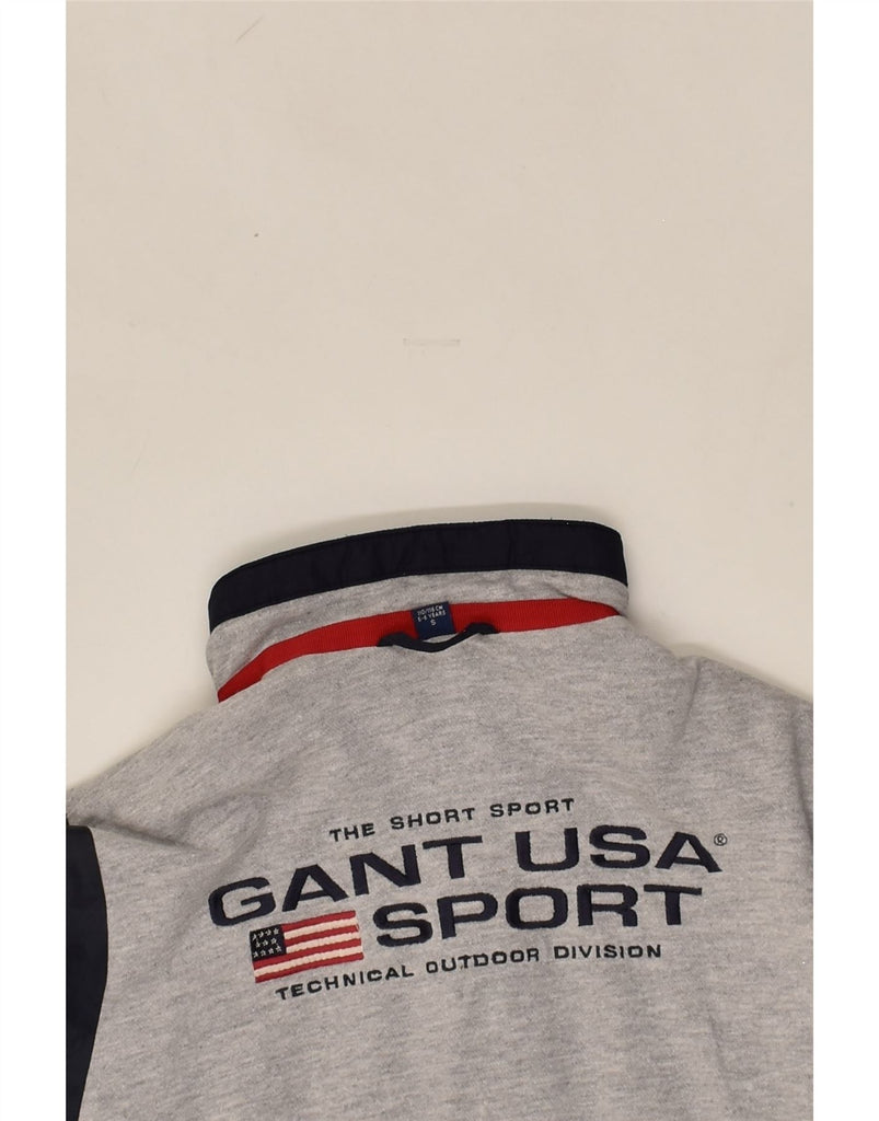 GANT Boys Graphic Reversible Jacket 5-6 Years Small Navy Blue Nylon | Vintage Gant | Thrift | Second-Hand Gant | Used Clothing | Messina Hembry 