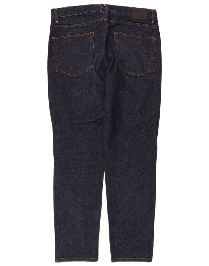 Zara Mens Slim Jeans EU 46 XL W36 L31 Navy Blue