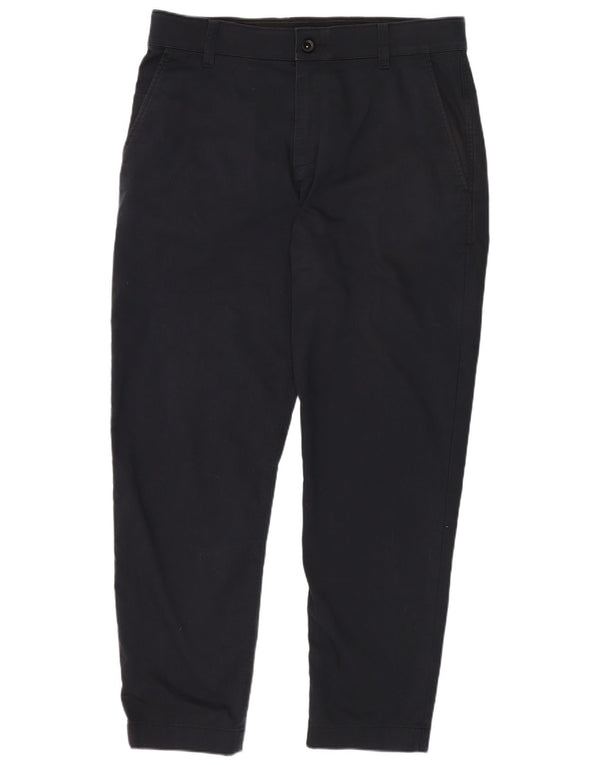Nike Mens Dri Fit Crop Standard Chino Trousers W32 L26 Black Cotton
