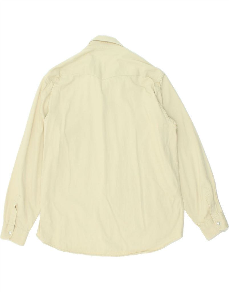 CARRERA Mens Denim Shirt 2XL Beige Cotton | Vintage Carrera | Thrift | Second-Hand Carrera | Used Clothing | Messina Hembry 