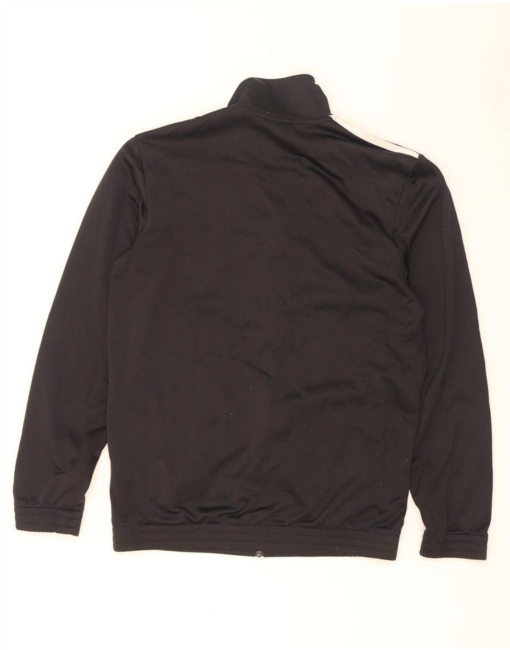 Adidas Mens Tracksuit Top Jacket Large Black Polyester