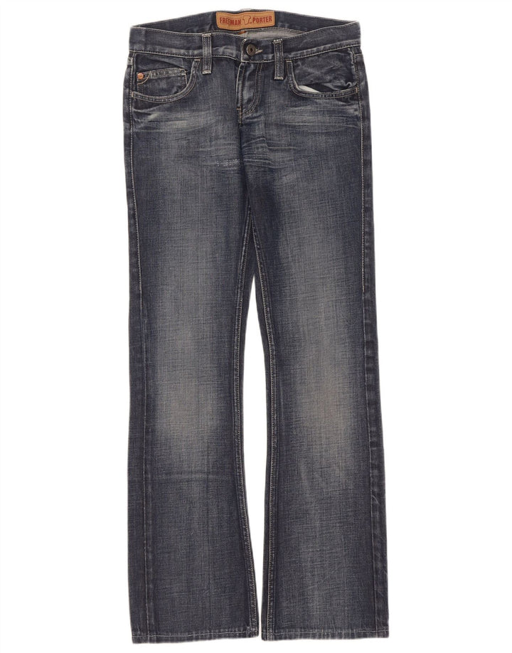 Freeman T. Porter Womens Bootcut Jeans W26 L31 Blue Cotton
