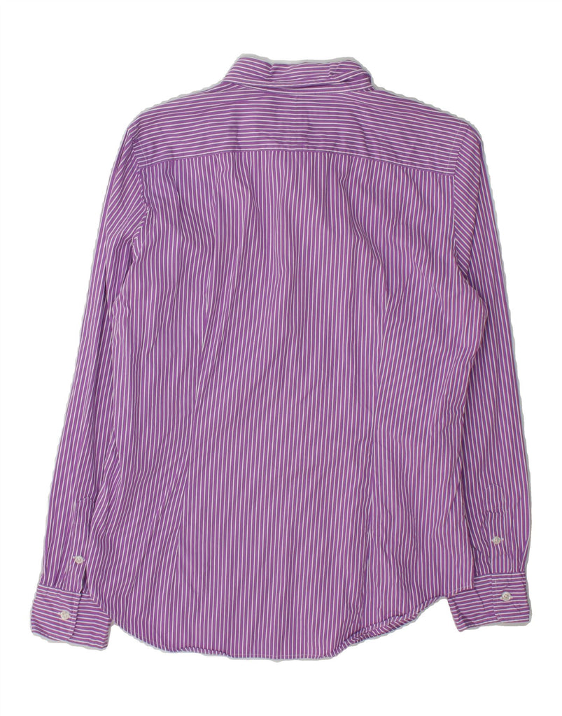 RALPH LAUREN Boys Shirt 13-14 Years Purple Striped Cotton Vintage Ralph Lauren and Second-Hand Ralph Lauren from Messina Hembry 