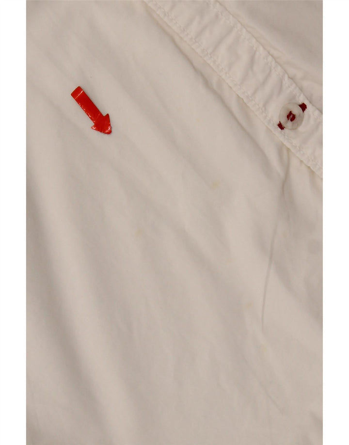 Fat Face Mens Shirt Medium White Cotton