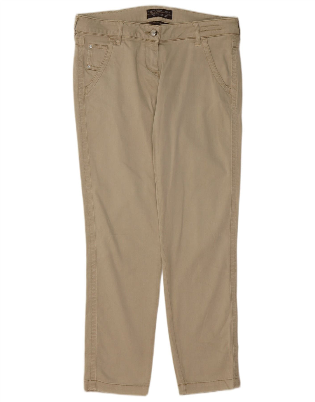 JACOB COHEN Womens Slim Chino Trousers  W31 L29 Beige Cotton