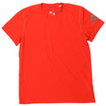 ADIDAS Mens T-Shirt Top Large Red Polyester