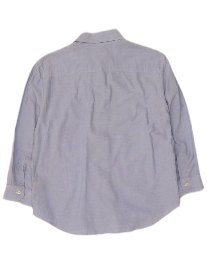 Henry Cottons Womens 3/4 Sleeve Shirt IT 42 Medium Blue Cotton