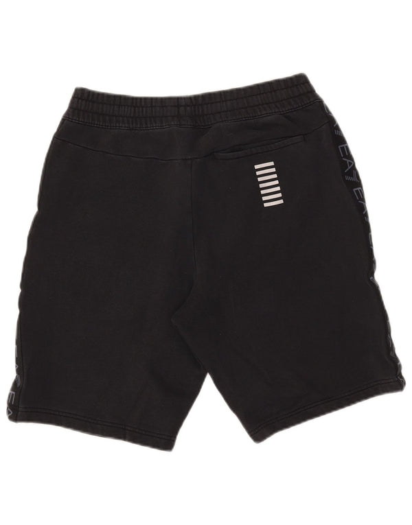 Emporio Armani Mens Graphic Sport Shorts Small  Black Cotton