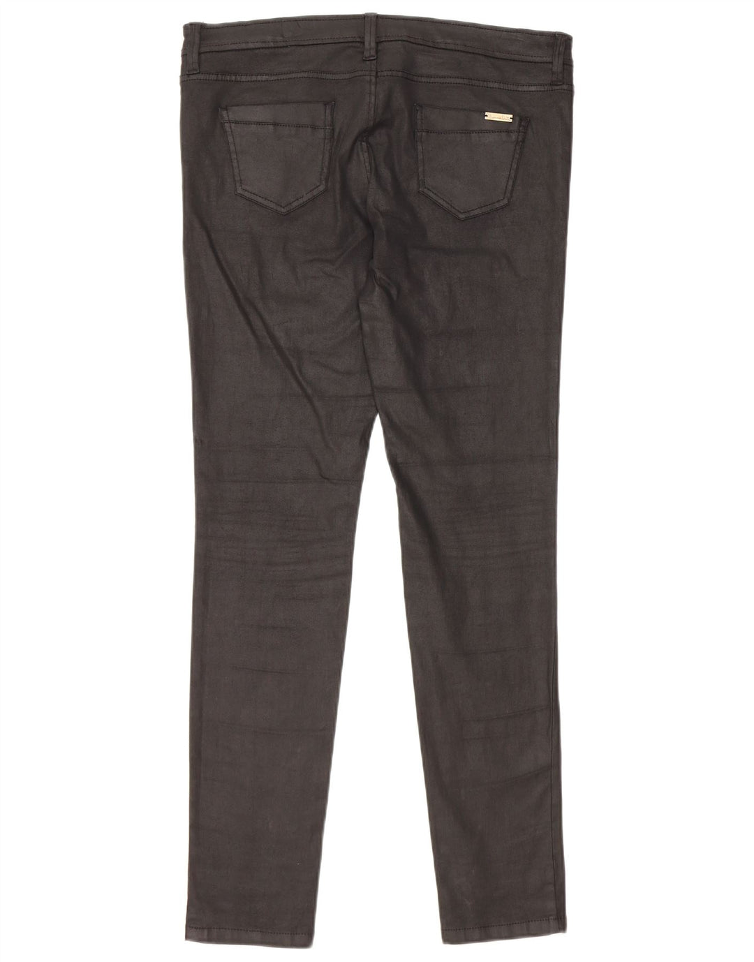 Massimo Dutti Womens Skinny Trousers EU 42 Large W32 L30 Black