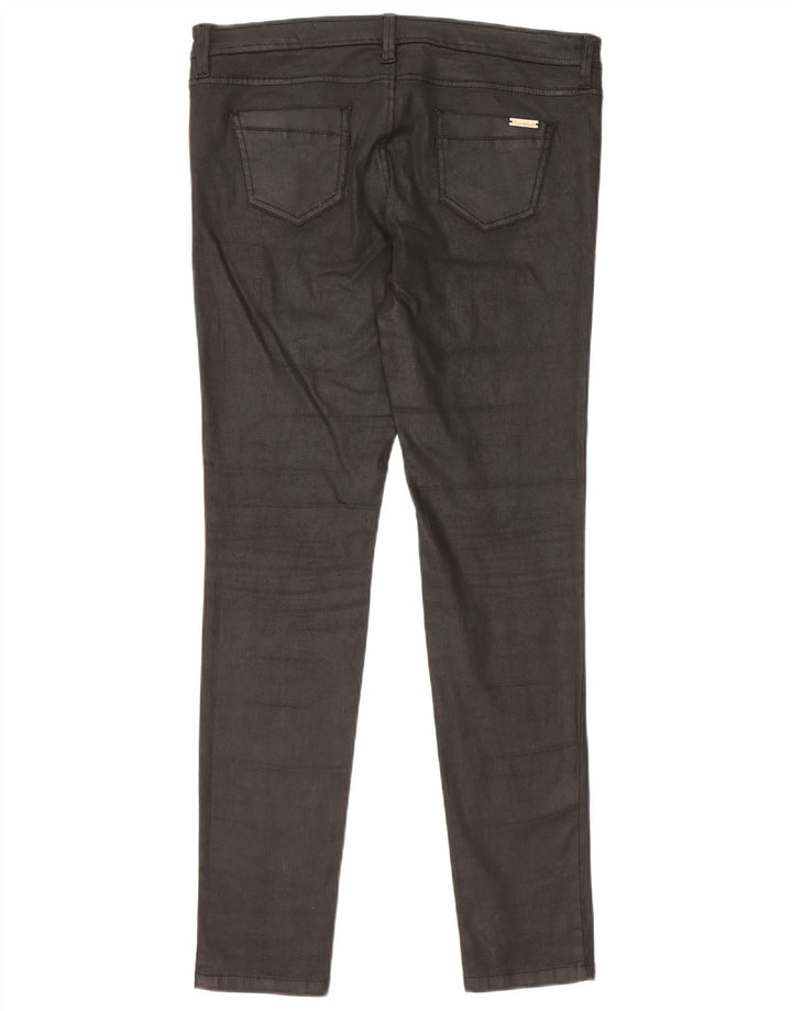 Massimo Dutti Womens Skinny Trousers EU 42 Large W32 L30 Black