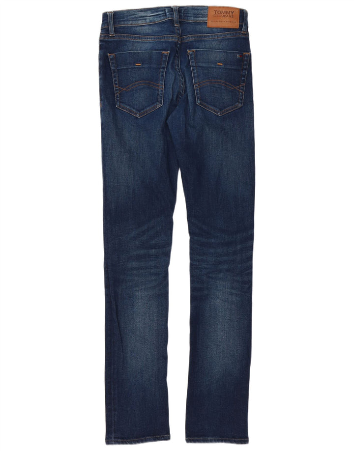 Tommy Hilfiger Mens Slim Jeans W29 L36 Navy Blue Cotton
