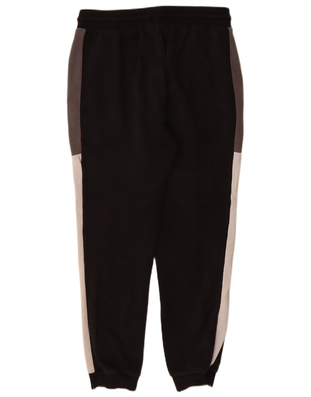 Fila Mens Tracksuit Trousers Joggers Large Black Colourblock