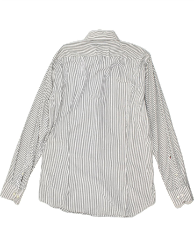 TOMMY HILFIGER Mens Tailored Fit Fitted Shirt Size 39 15 1/2 Medium White | Vintage Tommy Hilfiger | Thrift | Second-Hand Tommy Hilfiger | Used Clothing | Messina Hembry 