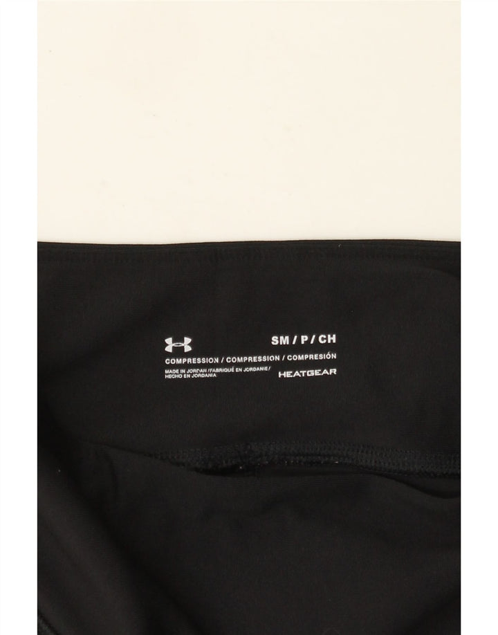 Under Armour Womens Heat Gear Graphic Leggings UK 10 Small  Black
