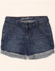 EDDIE BAUER Womens Boyfriend Denim Shorts US 2 XS W25 Blue