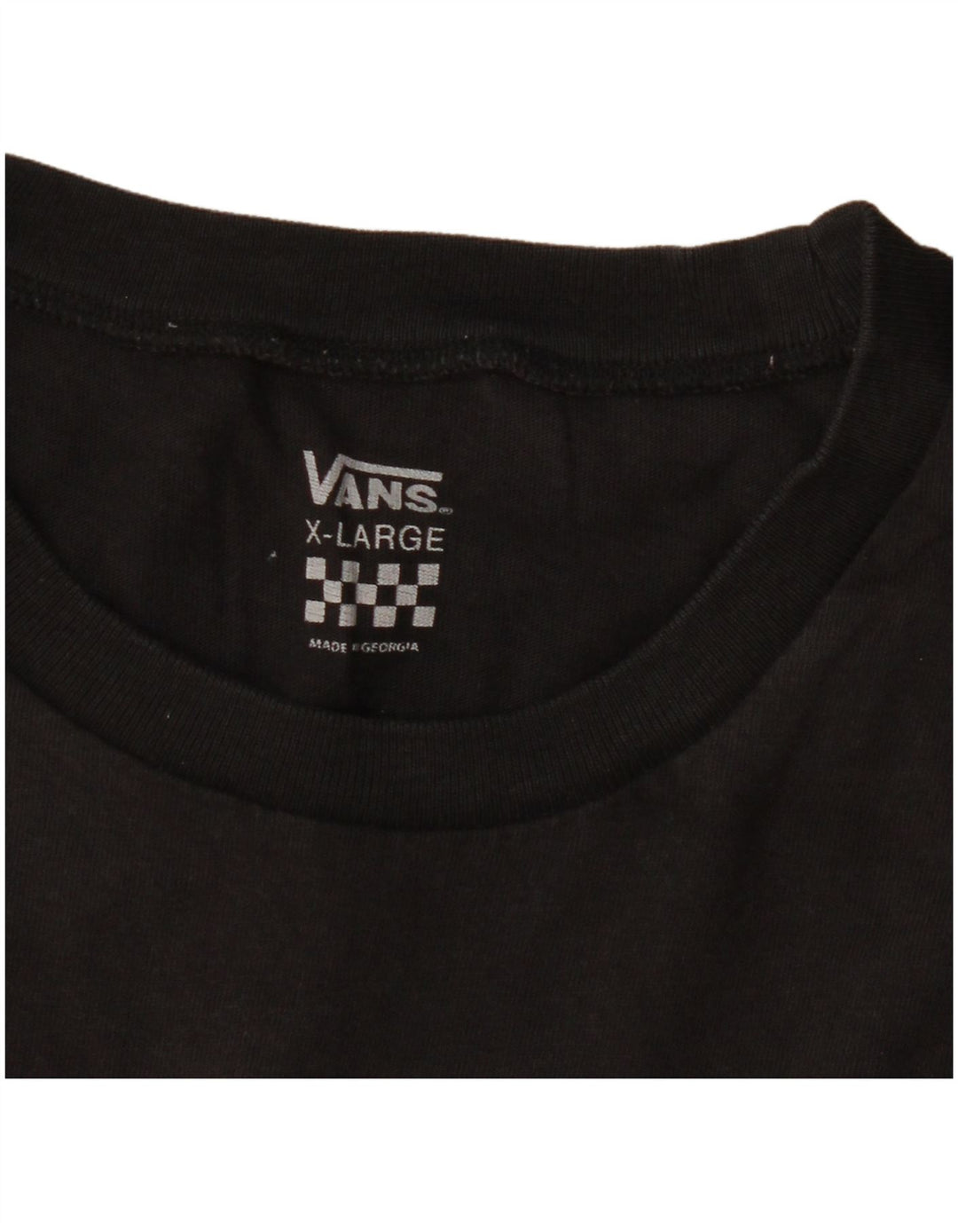Vans Womens Graphic T-Shirt Top UK 18 XL Black