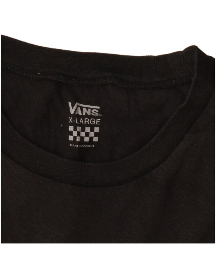 Vans Womens Graphic T-Shirt Top UK 18 XL Black