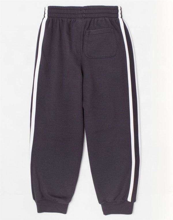 Adidas Boys Tracksuit Trousers Joggers 5-6 Years Black Cotton