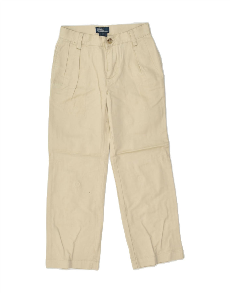 POLO RALPH LAUREN Boys Straight Chino Trousers 5-6 Years W20 L21  Beige | Vintage Polo Ralph Lauren | Thrift | Second-Hand Polo Ralph Lauren | Used Clothing | Messina Hembry 