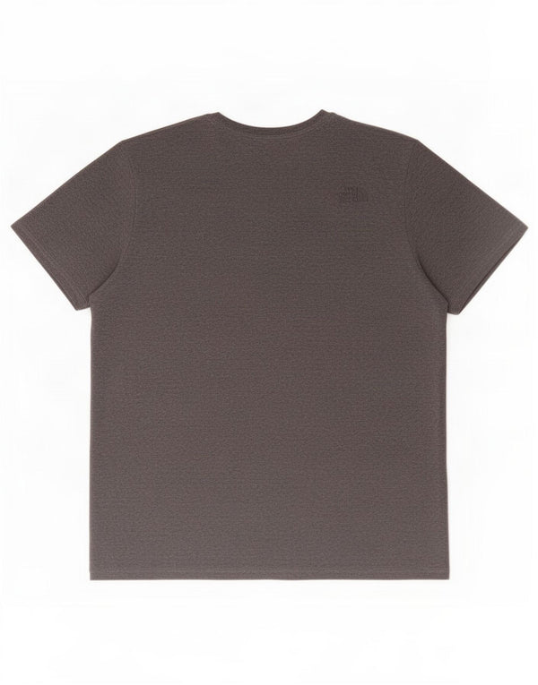 The North Face Mens Graphic T-Shirt Top XL Grey Flecked Cotton