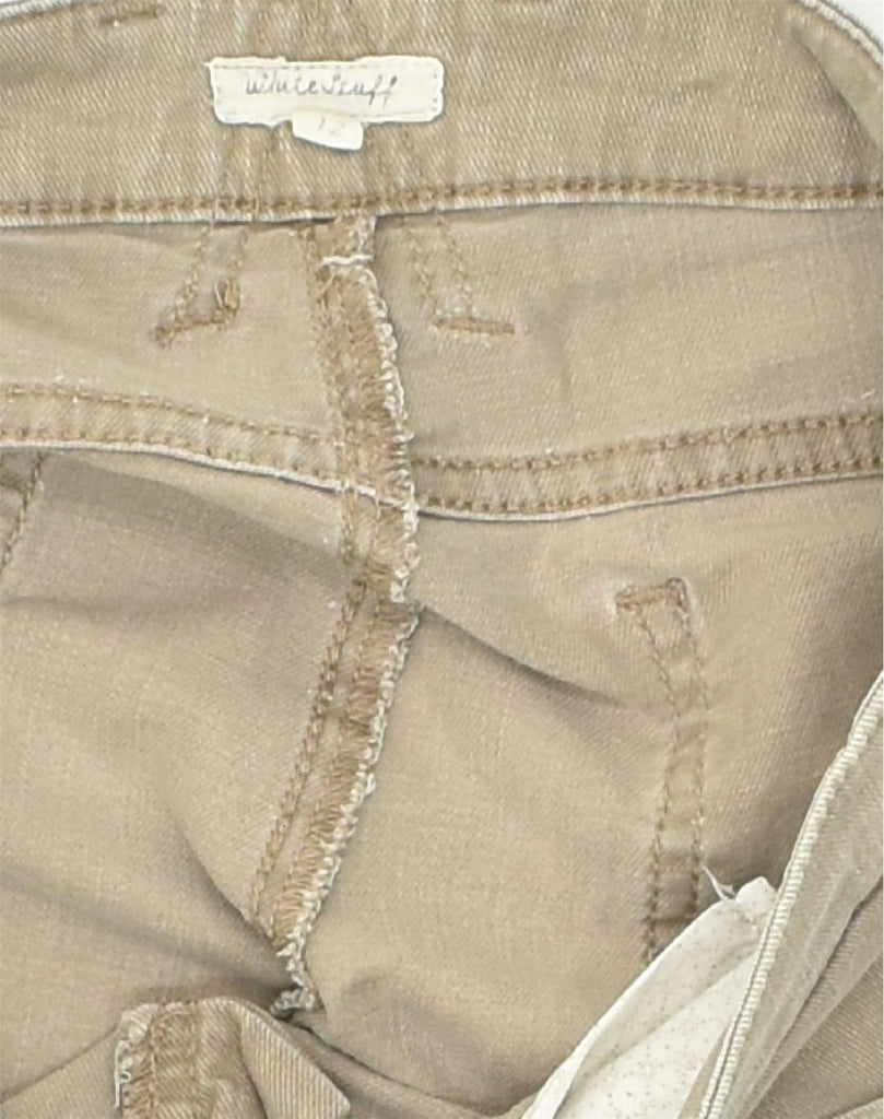 WHITE STUFF Womens Straight Jeans UK 12 Medium W30 L30 Beige Cotton | Vintage White Stuff | Thrift | Second-Hand White Stuff | Used Clothing | Messina Hembry 