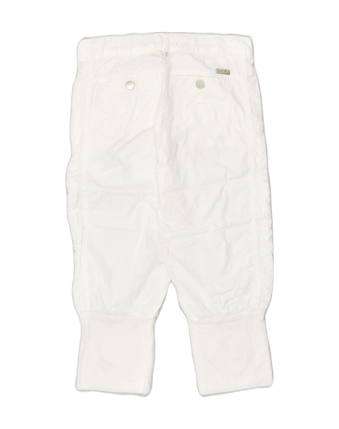 LIU JO JUNIOR Girls Slim Chino Trousers 11-12 Years W26 L20  White Cotton | Vintage Liu Jo junior | Thrift | Second-Hand Liu Jo junior | Used Clothing | Messina Hembry 