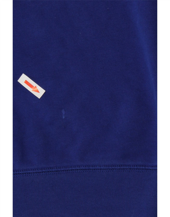 Gap Womens Graphic Sweatshirt Jumper UK 10 Small Blue Cotton