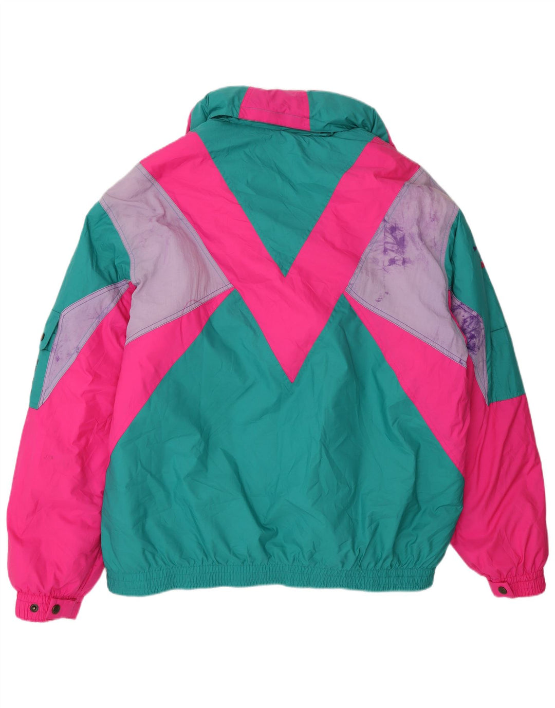Dubin Mens Hooded Ski Jacket IT 56 3XL Multicoloured Colourblock Polyester