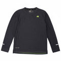 RUSSELL ATHLETIC Boys Dri-Power Top Long Sleeve 7-8 Years Medium Grey
