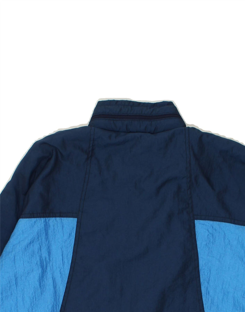 DIADORA Womens Hooded Tracksuit Top Jacket IT 50 Medium Navy Blue Vintage Diadora and Second-Hand Diadora from Messina Hembry 