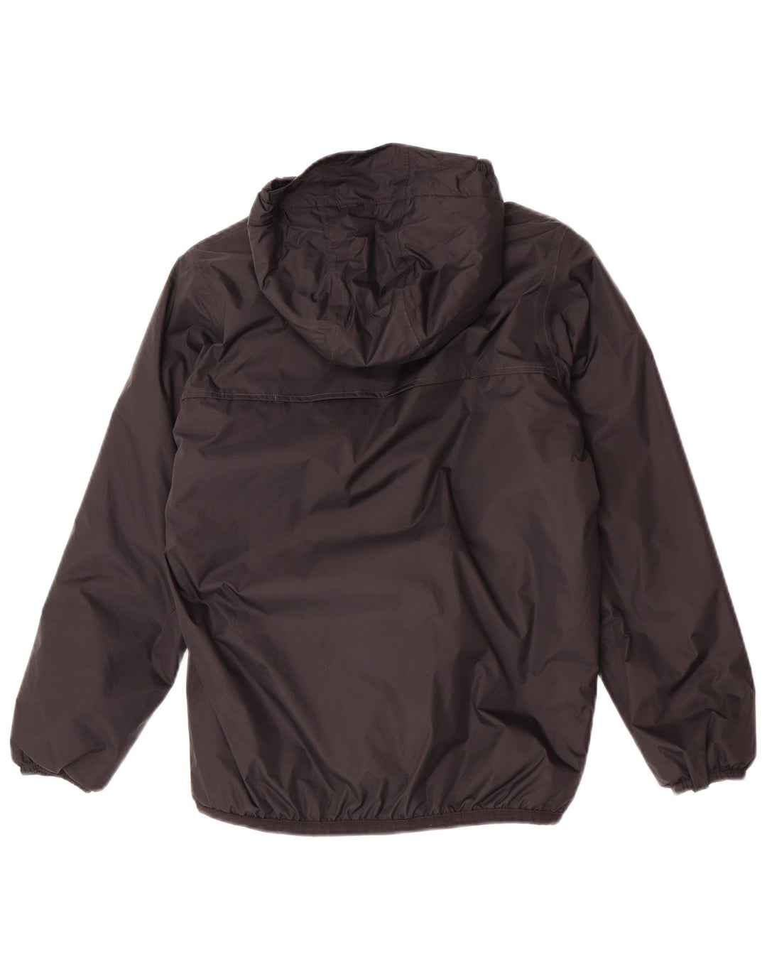 K-Way Boys Hooded Windbreaker Jacket 13-14 Years Black Polyamide