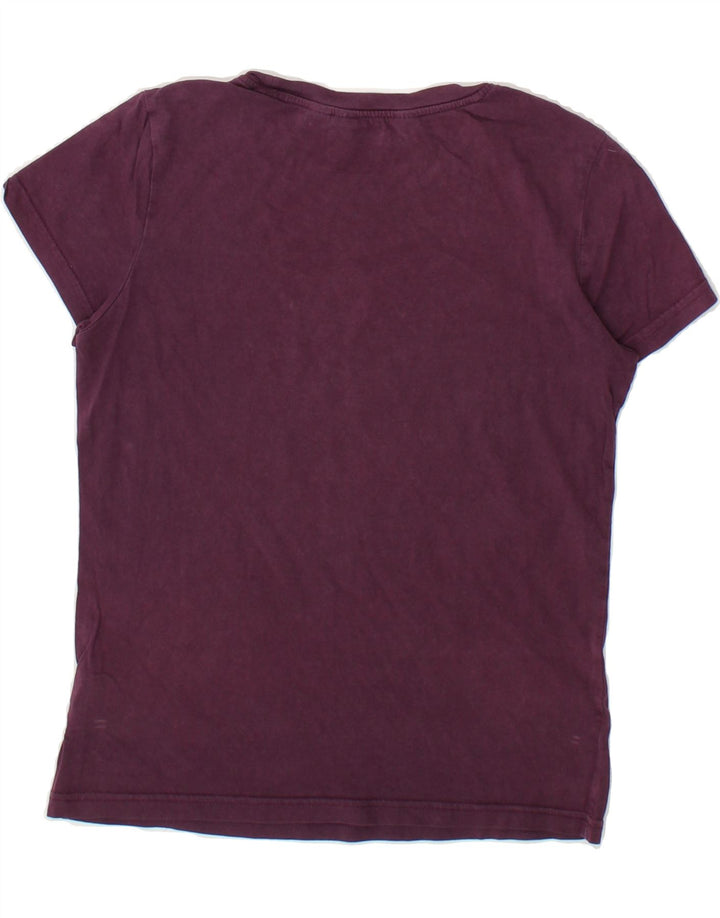ADIDAS Womens Graphic T-Shirt Top EU 38 Medium Purple Cotton | Vintage Adidas | Thrift | Second-Hand Adidas | Used Clothing | Messina Hembry 