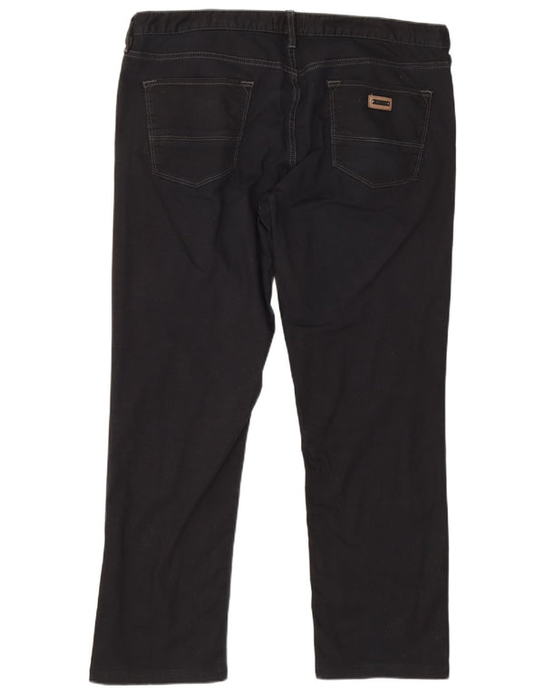 Cerruti 1881 Mens Straight Jeans W40 L29 Black Cotton
