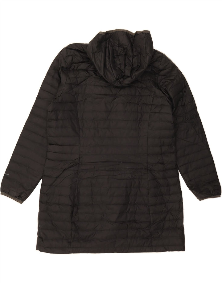EDDIE BAUER Womens Hooded Padded Coat UK 18 XL Black Polyester Vintage Eddie Bauer and Second-Hand Eddie Bauer from Messina Hembry 