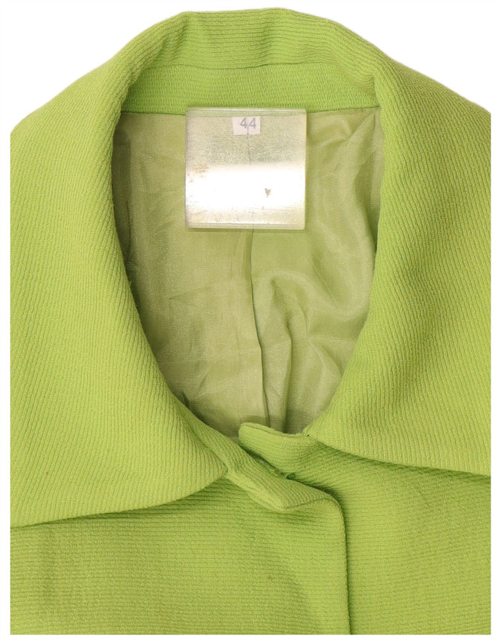 Vintage Womens 5 Button Blazer Jacket IT 44 Medium Green
