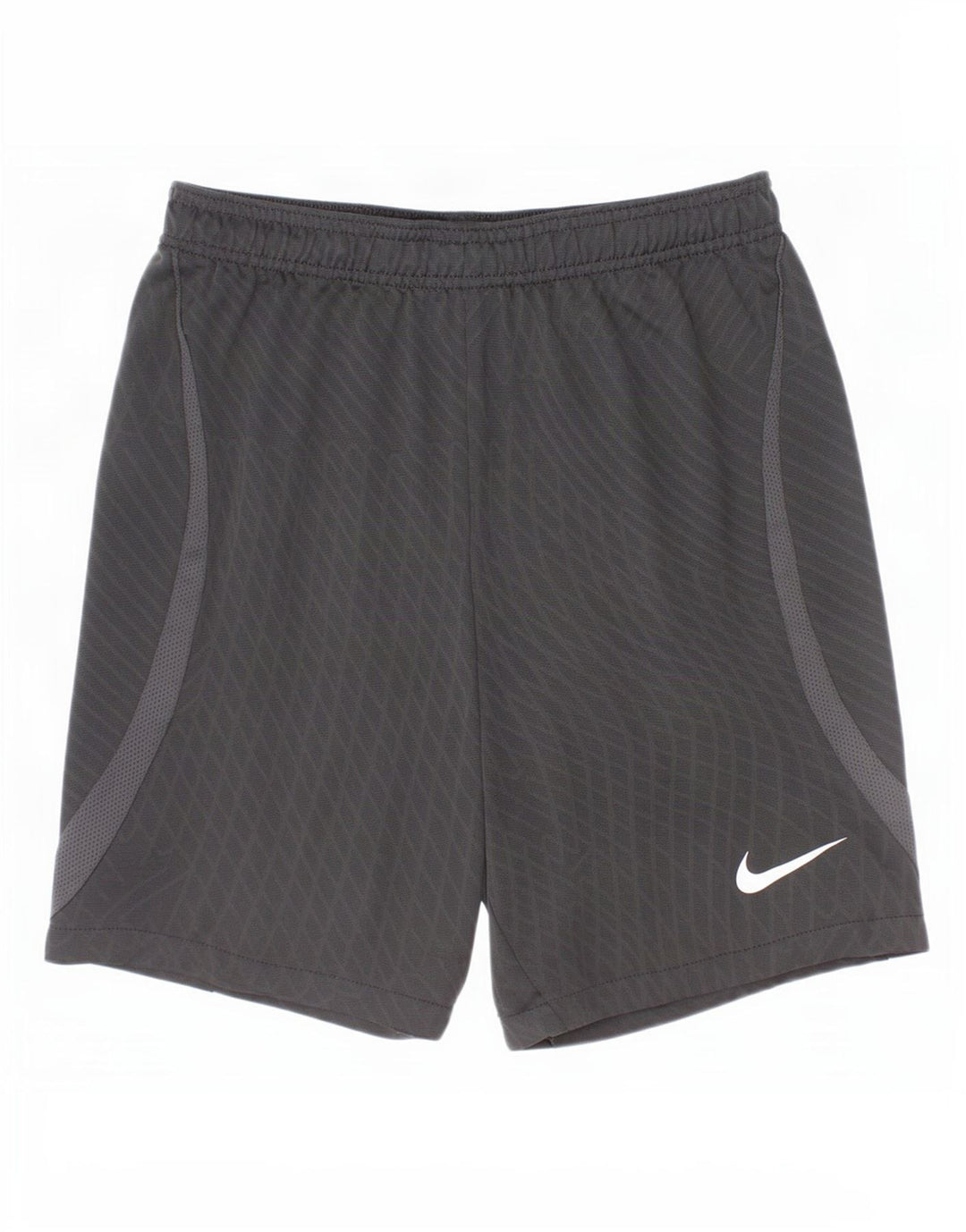 Nike Boys Dri Fit Sport Shorts 12-13 Years Large Black Check Polyester