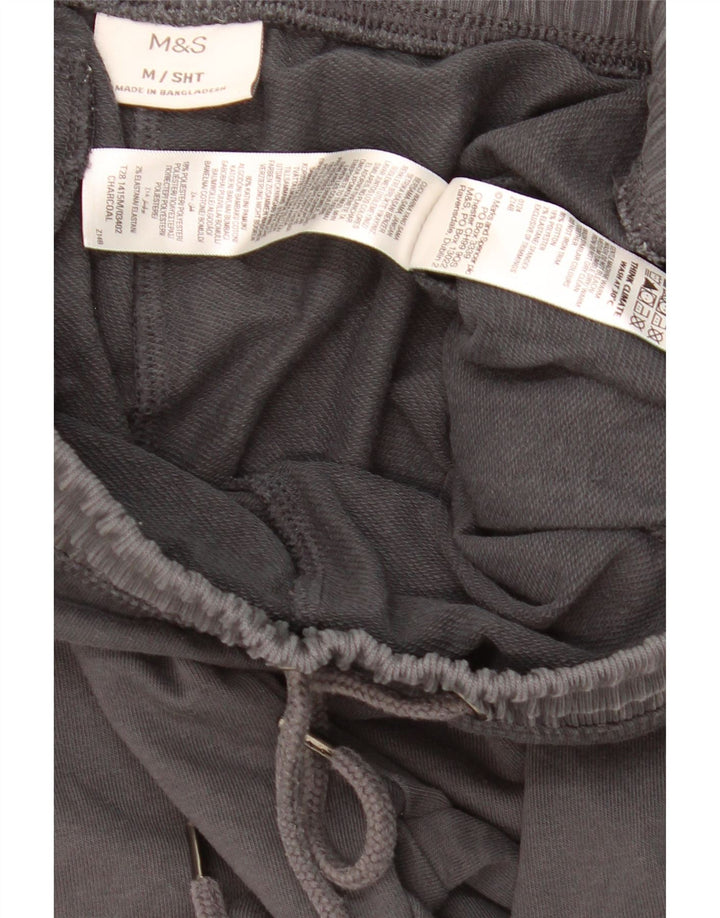 Marks & Spencer Mens Tracksuit Trousers Medium  Grey Cotton