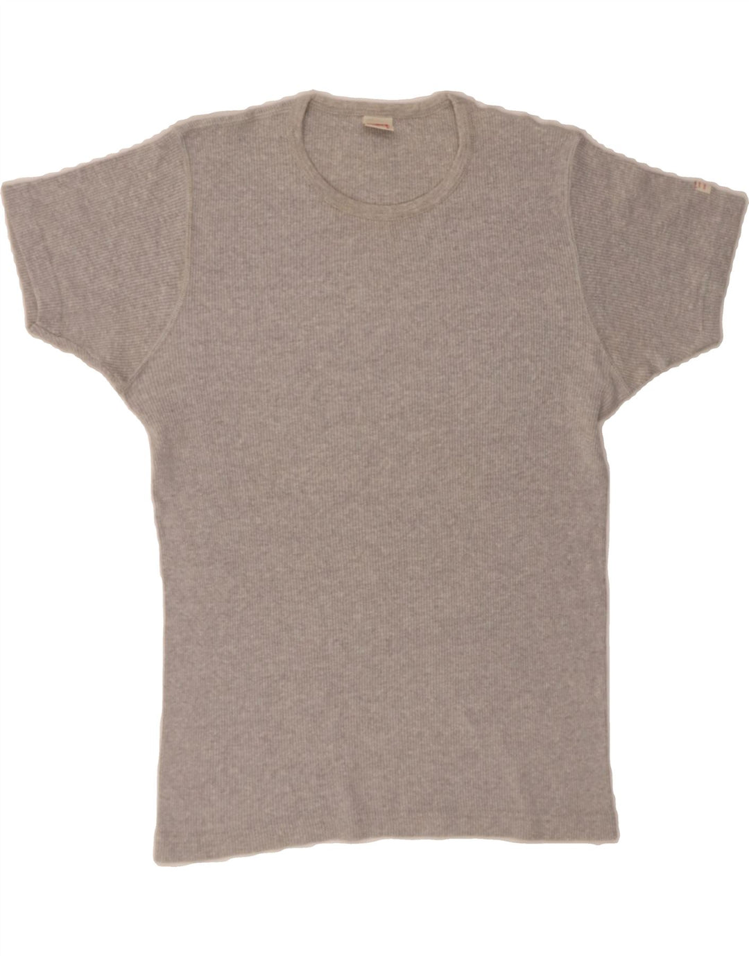 LEVI'S Womens T-Shirt Top UK 16 Large Grey Cotton Vintage Levi's and Second-Hand Levi's from Messina Hembry 