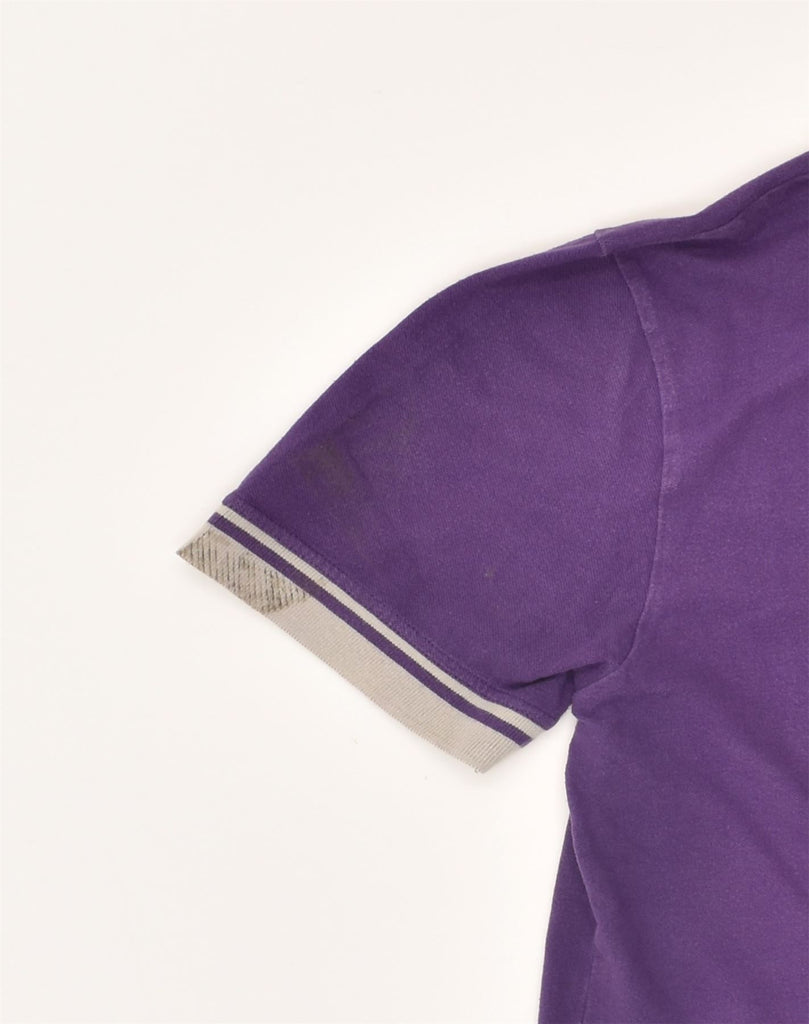 CALVIN KLEIN Mens Polo Shirt Medium Purple Cotton | Vintage Calvin Klein | Thrift | Second-Hand Calvin Klein | Used Clothing | Messina Hembry 