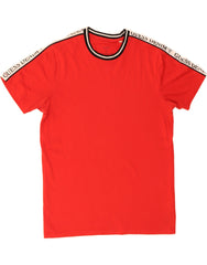 GUESS Mens Graphic T-Shirt Top Small Red Cotton