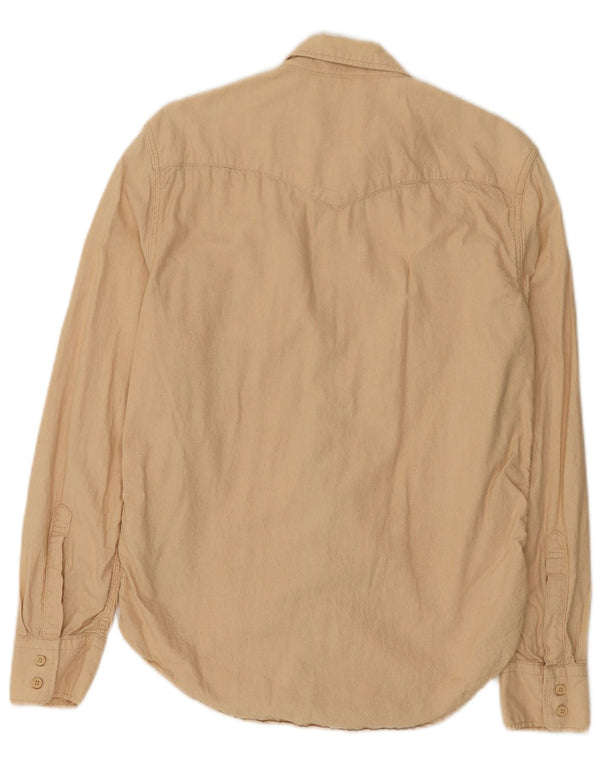 LEVI'S Mens Shirt Medium Beige Cotton